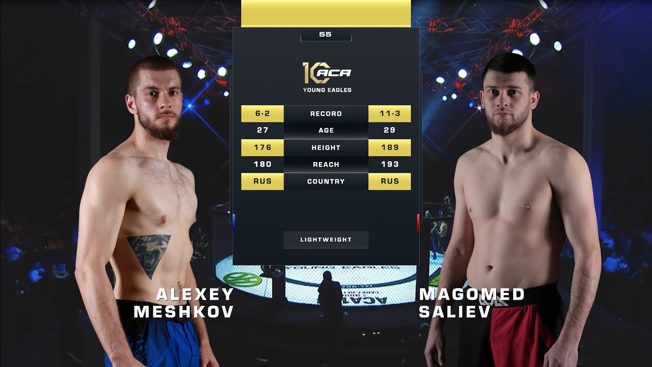 Алексей Мешков vs. Магомед Салиев | Alexey Meshkov vs. Magomed Saliev | ACA YE 55