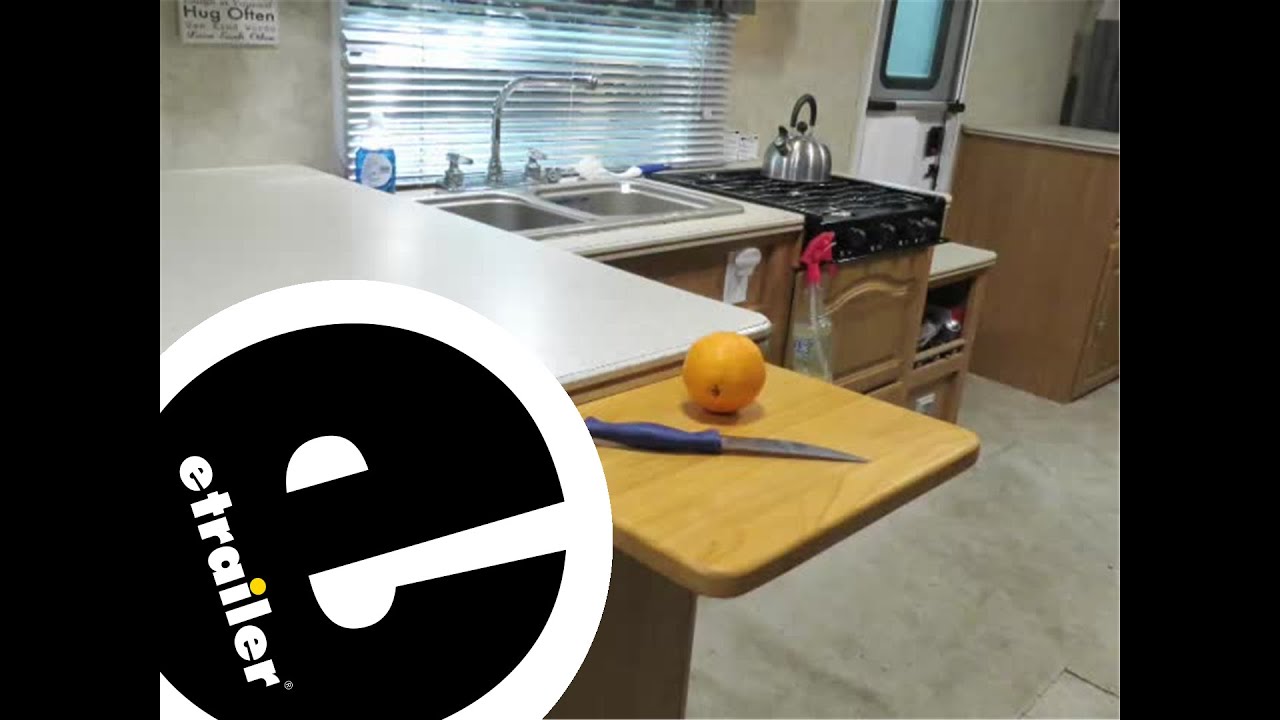 etrailer | Camco Oak Accents RV Countertop Extension Feature Review