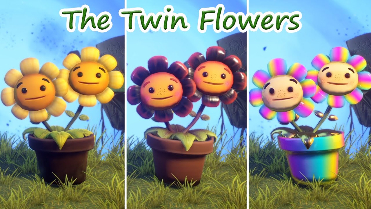 Playable Potted Plants - The Twin Flowers | Garden Warfare 2