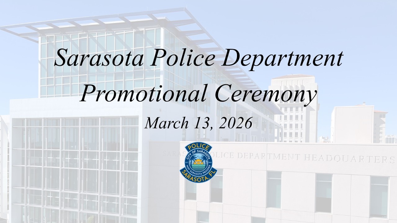 Sarasota Police Promotional Ceremony - March 13, 2026