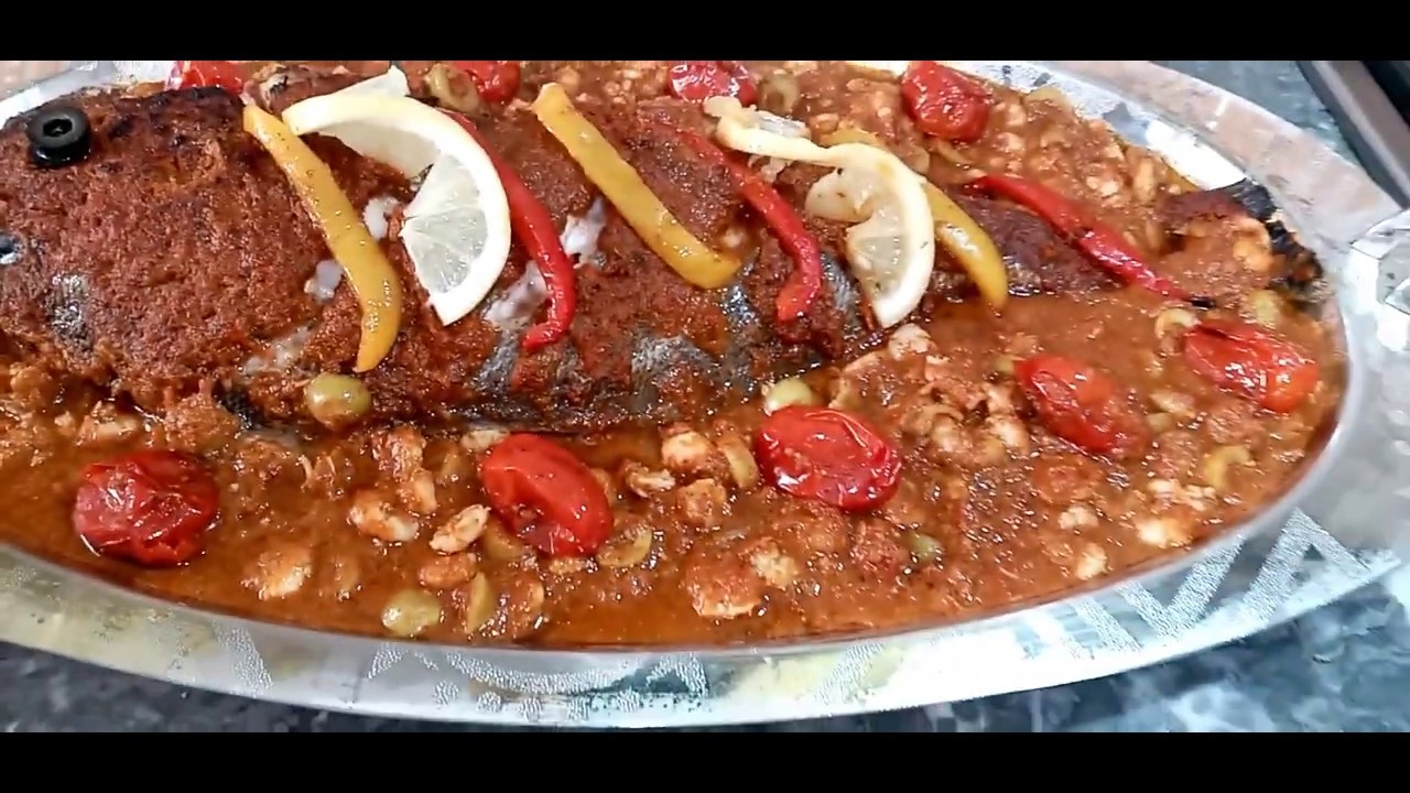صوص ديال حوت في الفرن  بالفلفل الاحمر ولا اروع ❤🐋