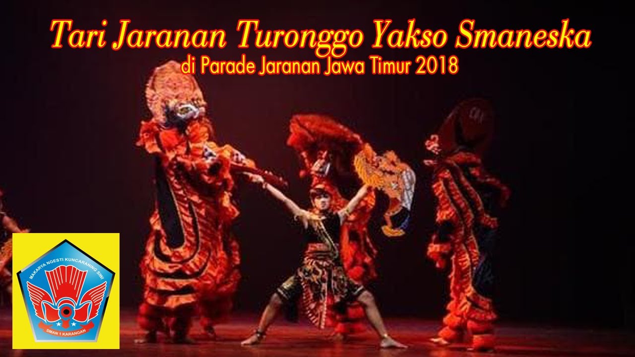 #TARI TURONGGO YAKSO DI PARADE JARANAN PROVINSI JAWA TIMUR 2018
