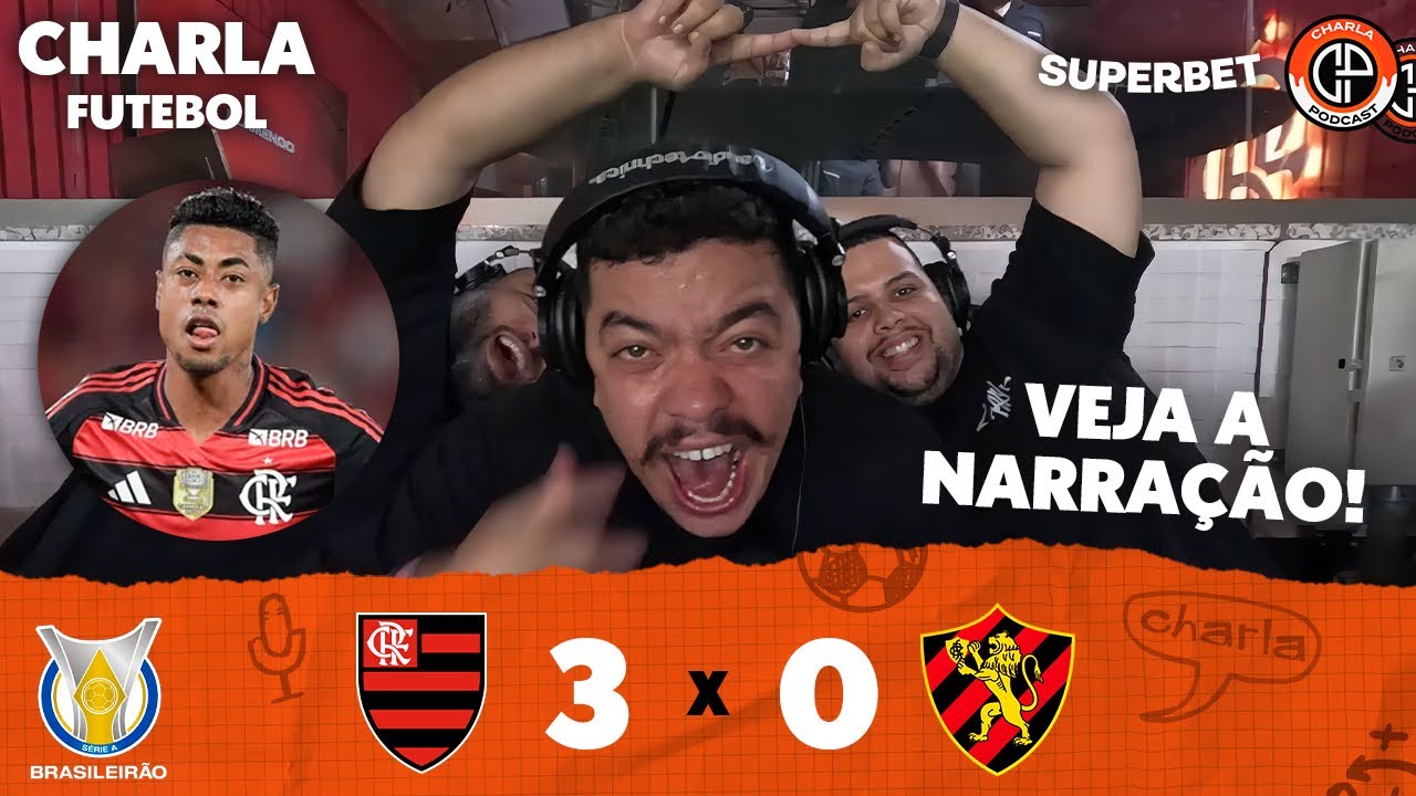 FLAMENGO 3 x 0 SPORT - GOLS DO JOGO (CANTARELLI)