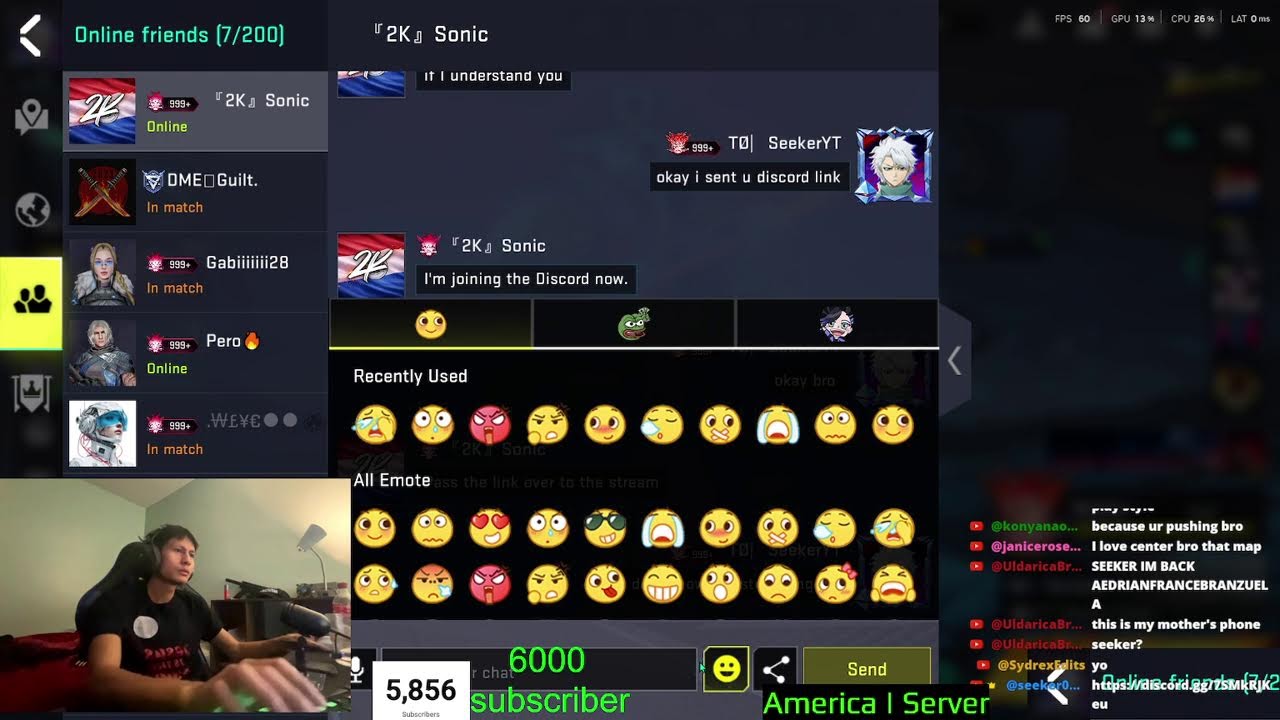 Gaming live  Blood strike