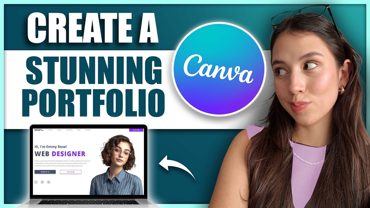 Как создать сайт-портфолио с помощью Canva (бесплатное пошаговое руководство 2025)