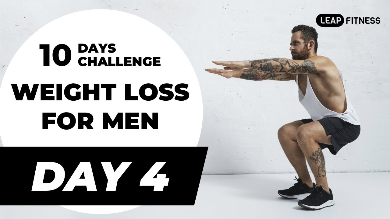 10 Day Weight Loss Challenge for Men | DAY 4 Full Body High Intensity Cardio