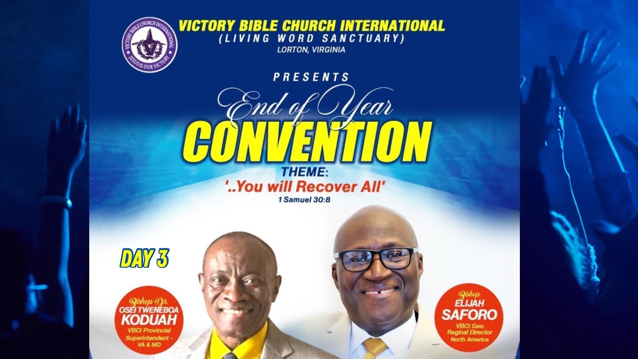 Victory Bible Church Intl || 12/28/2025 || Sunday Service || Bishop Dr. Osei Tweneboah Koduah