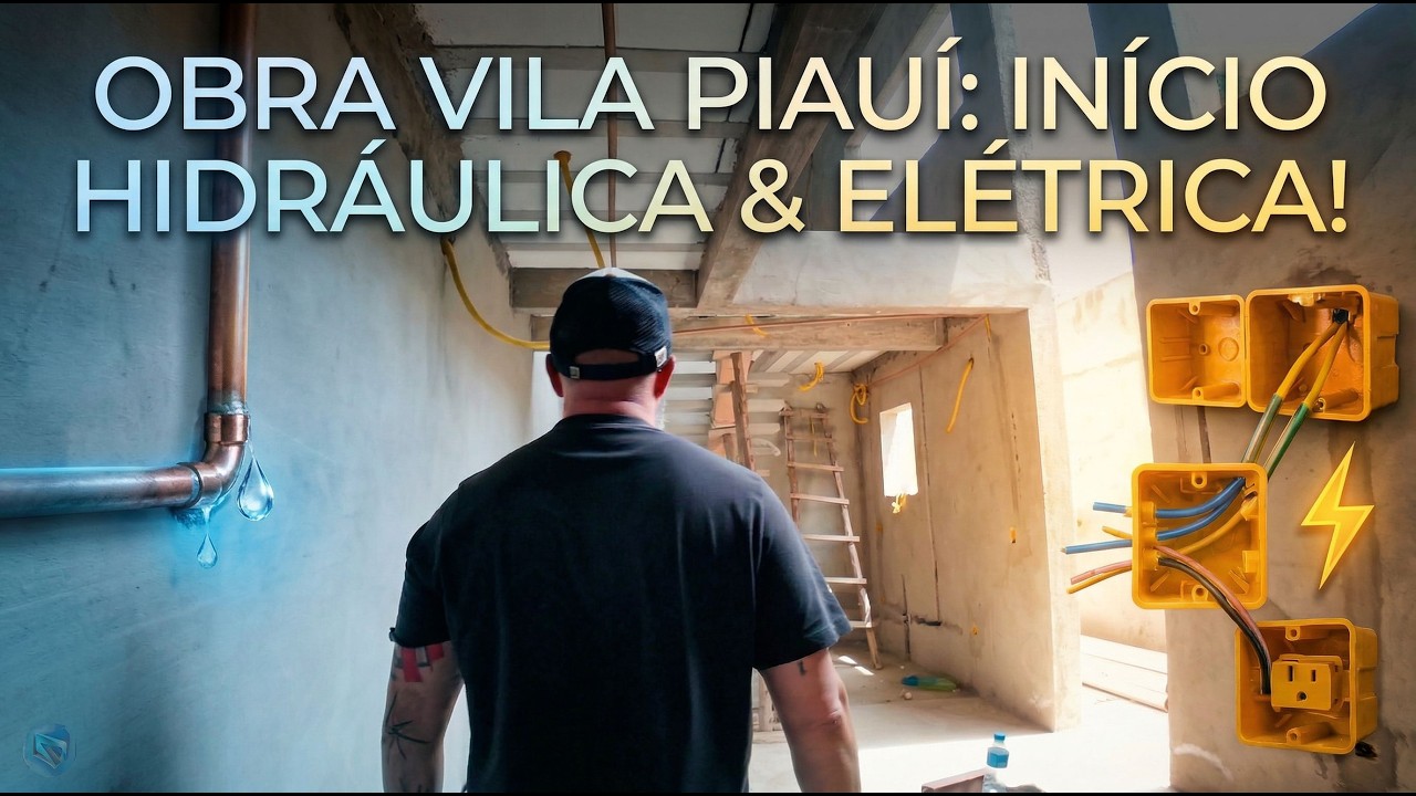 OBRA DA VILA PIAUI - ATUALIZAÇÕES INCRÍVEIS NA OBRA!😱