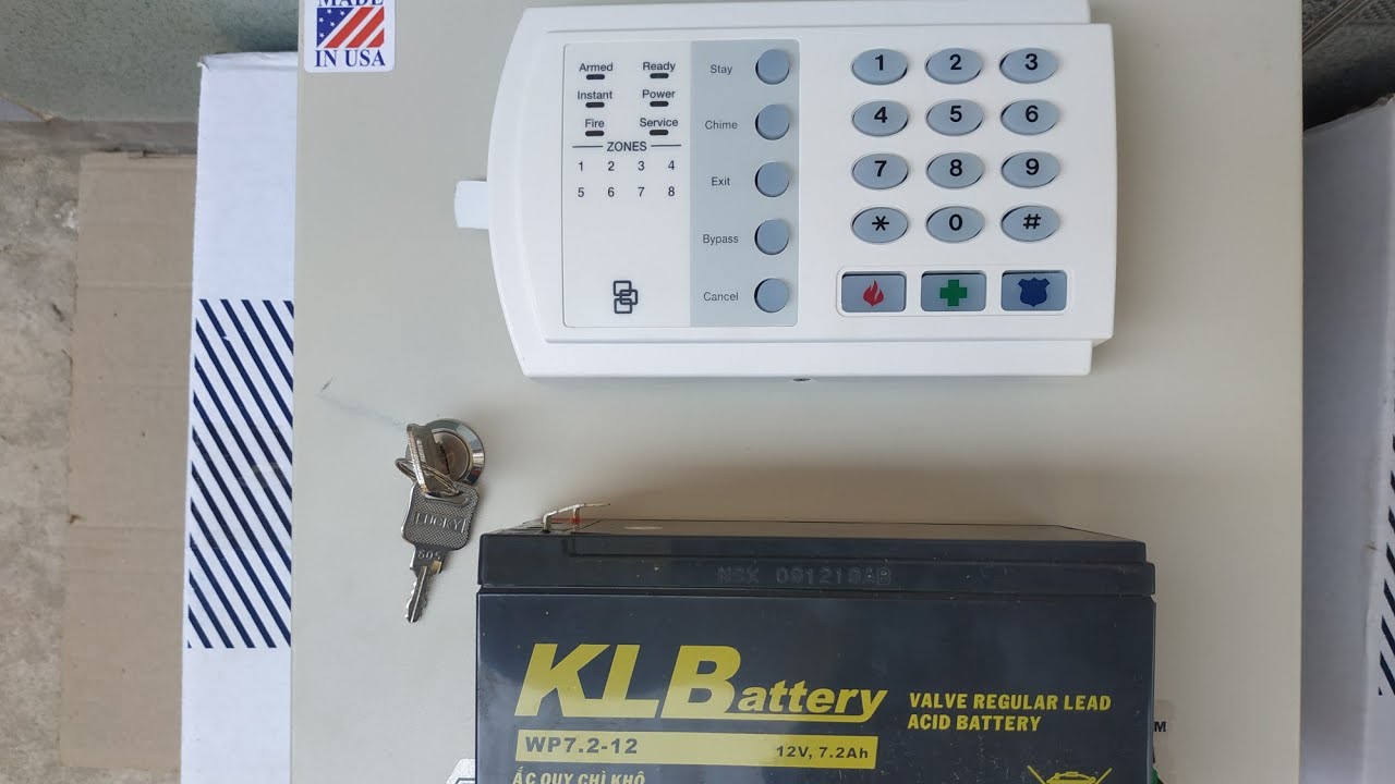 Hệ thống báo cháy , trung tâm networx NX-4 , thợ lúa.