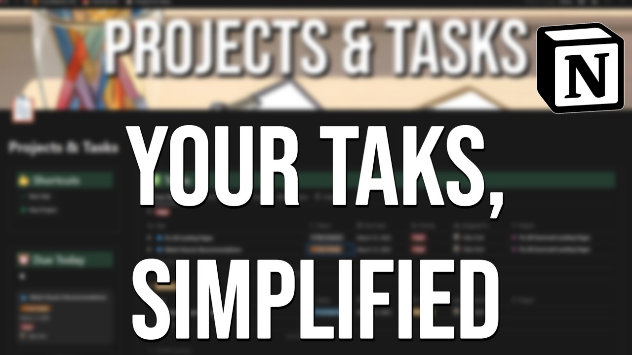 Step-By-Step Notion Setup: Projects & Tasks Done Right