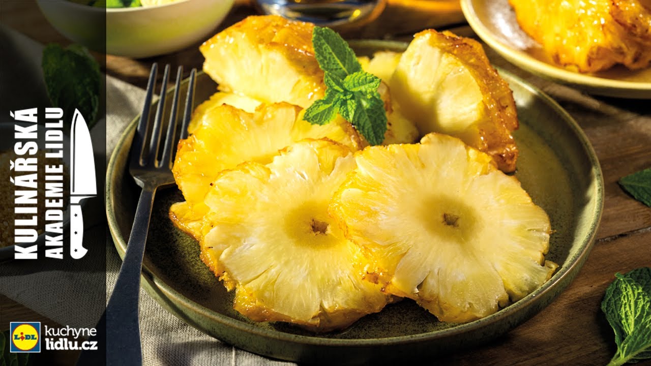 Grilovaný ananas v celku - Roman Paulus - Kulinářská Akademie Lidlu