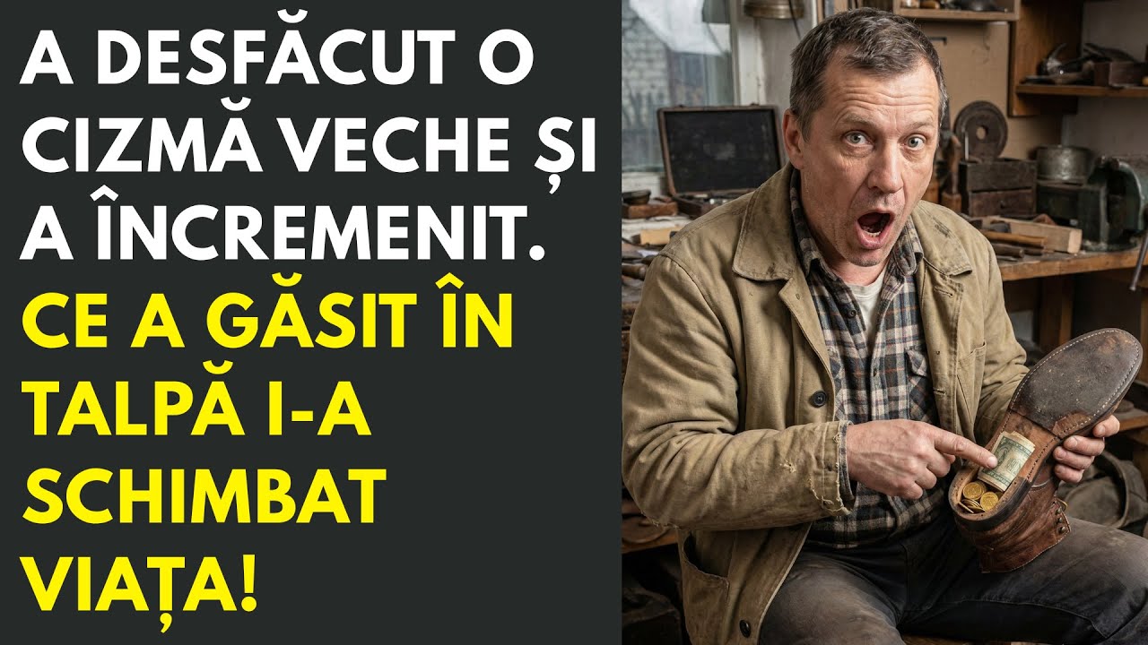 A desfăcut o cizmă veche și a încremenit. Ce a găsit în talpă i-a schimbat viața!
