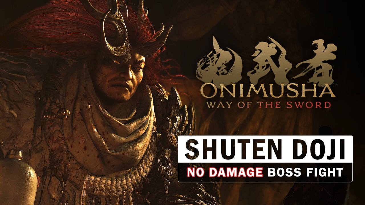 Onimusha: Way of the Sword - Shuten Doji Boss Fight (No Damage)