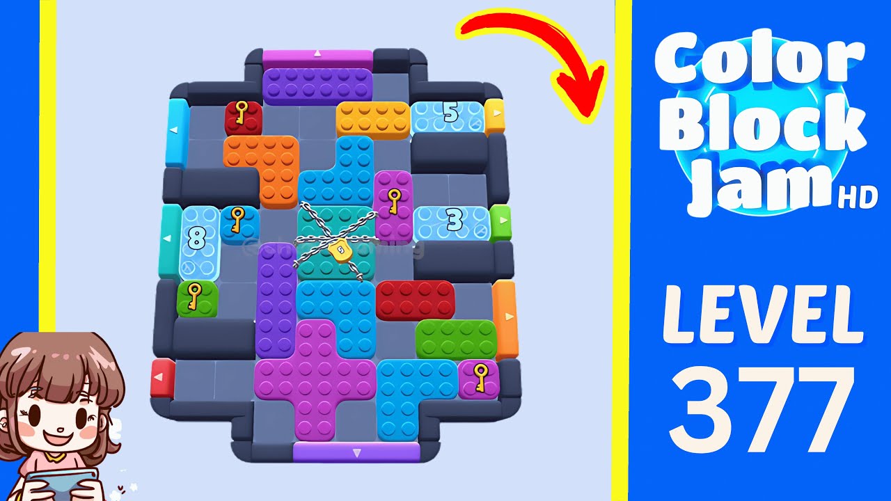 Color Block Jam Level 377 Solution Walkthrough