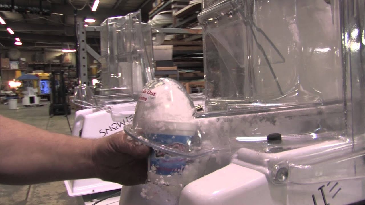 Making the Perfect Shaved Ice and doing it Fast