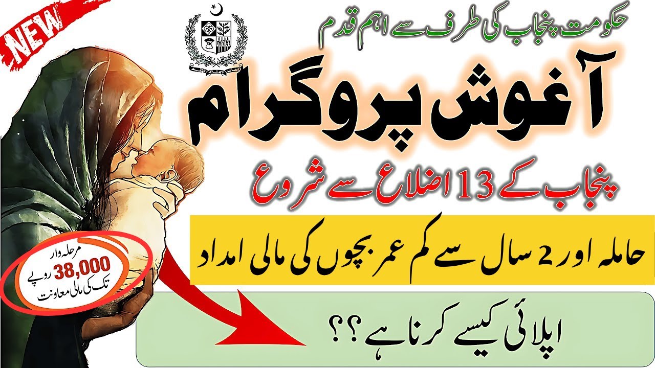 CM Punjab Aghosh Program 2025 | Full Details, Eligibility | Rs. 38,000 Support for Mothers