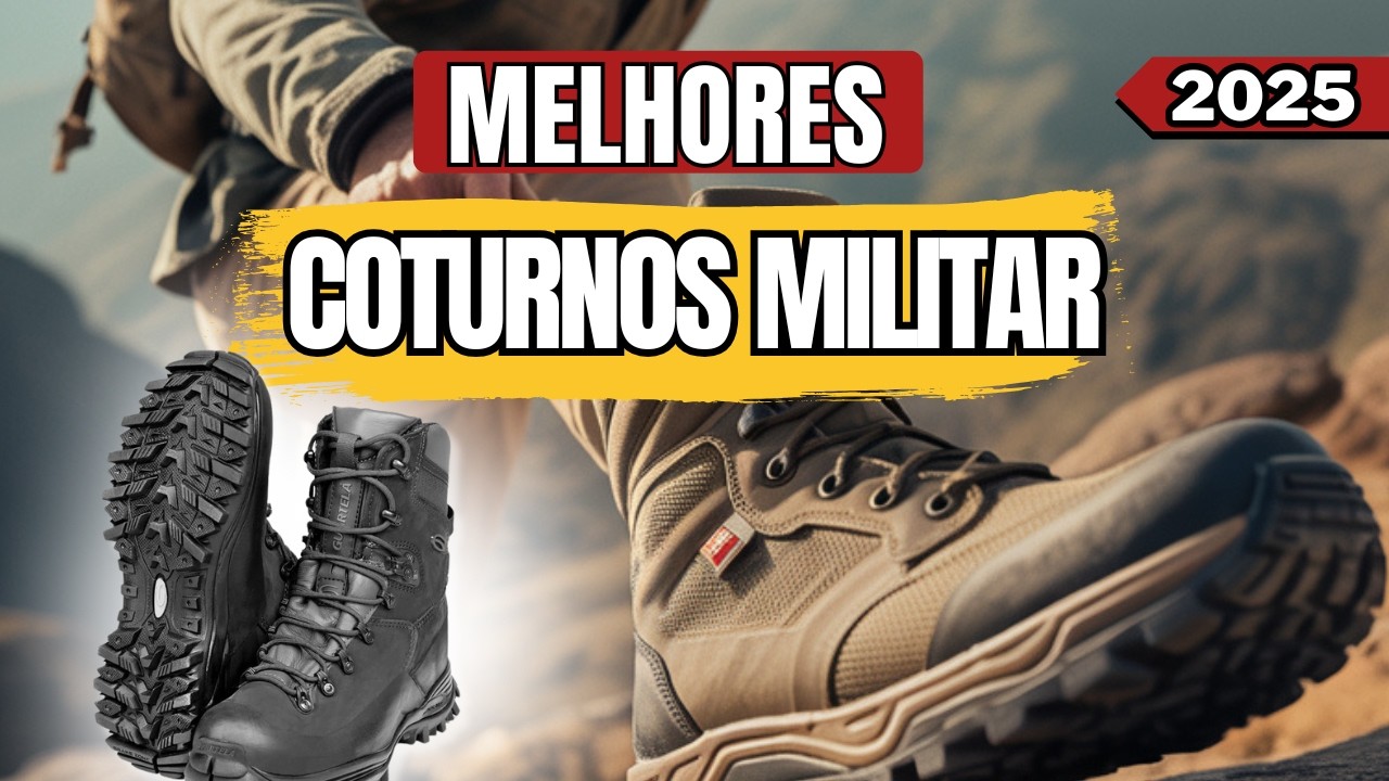 Os 3 Melhores Coturnos Militares de 2025!