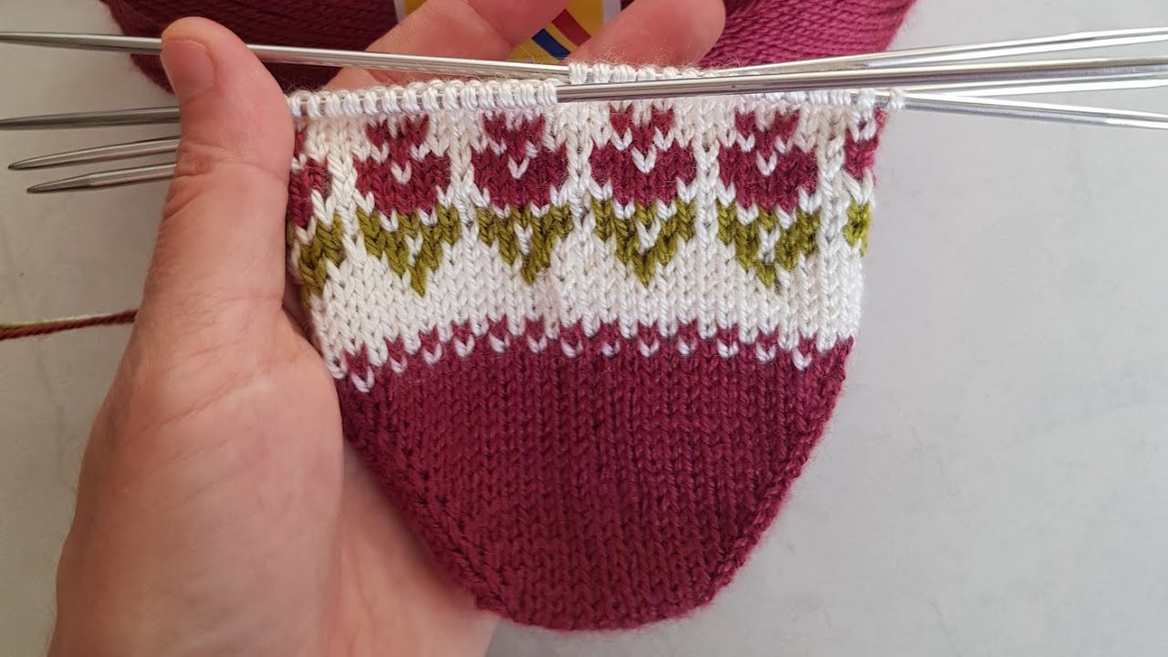 ÇOK KOLAY ÇİÇEKLİ #BEŞŞİŞPATİK YAPILIŞI - KNITTING