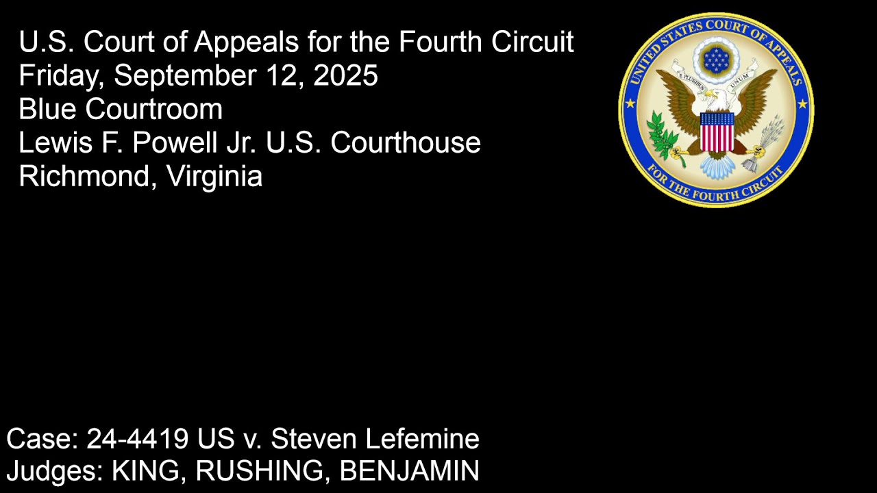 Panel III (Blue Courtroom) Oral Arguments - 8:30am Friday 9/12/2025