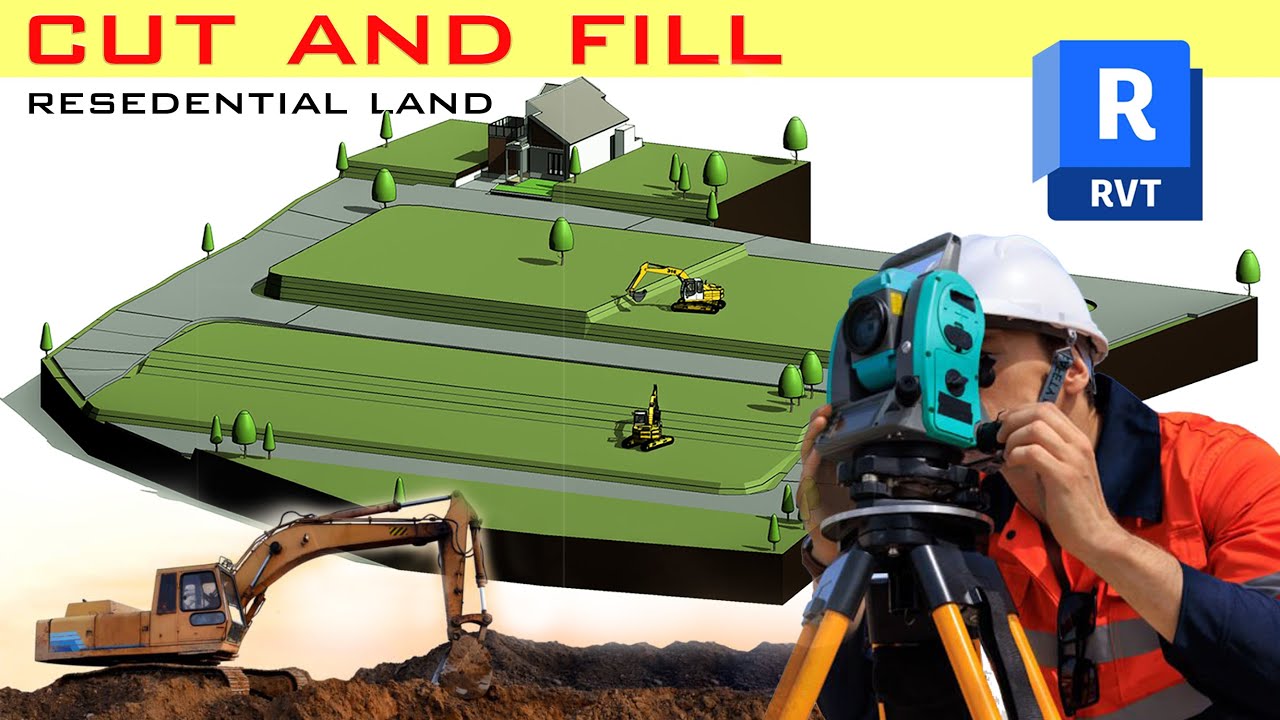 Revit Tutorial Cut and Fill  |  Siteplan Land Clearing & Estimasi Volume Tanah