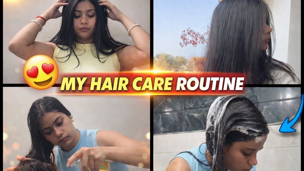 Step-by-Step Hair Oiling, Shampoo & Drying Routine for Strong Hair