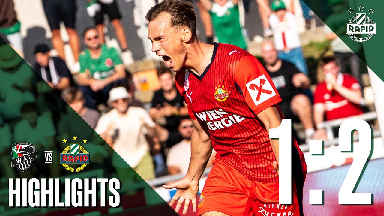 Highlights: Wolfsberger AC &ndash; SK Rapid | 24.08.2025