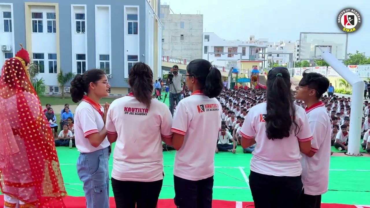 Champions Kautilya awarded for excellence in classroom test motivated to fight upcoming challenges.
