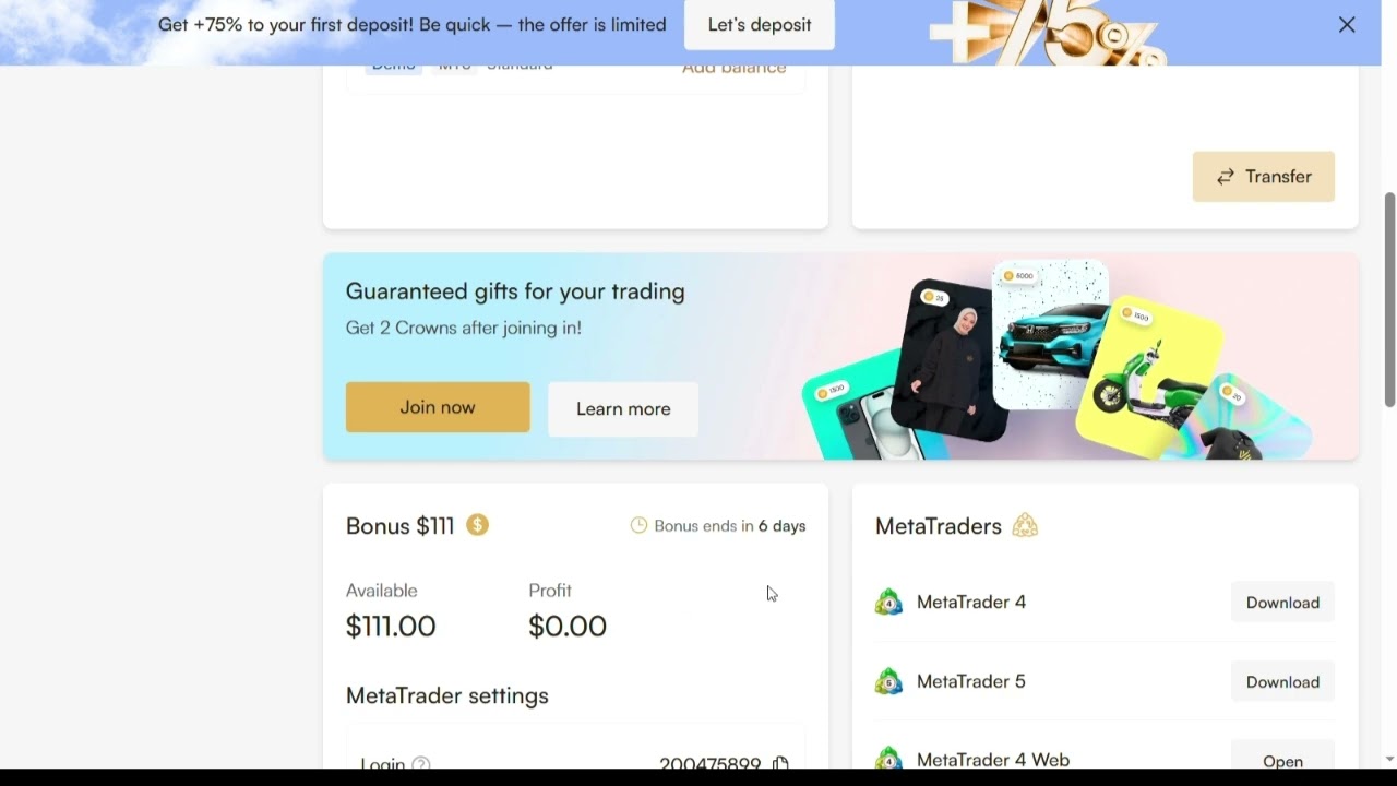 HEADWAY BROKER | $111 NO DEPOSIT BONUS