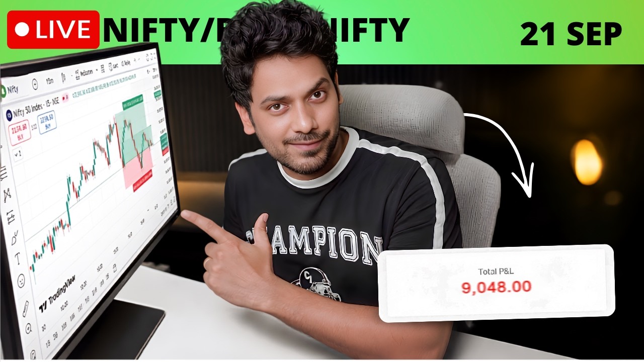 Nifty /Banknifty Live | Price Action  | Option Trading | TradingWithShakti 21th September