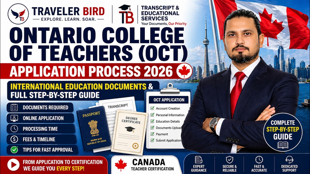 Ontario College of Teachers (OCT)Application Process 2026 🇨🇦International Education Full Guide