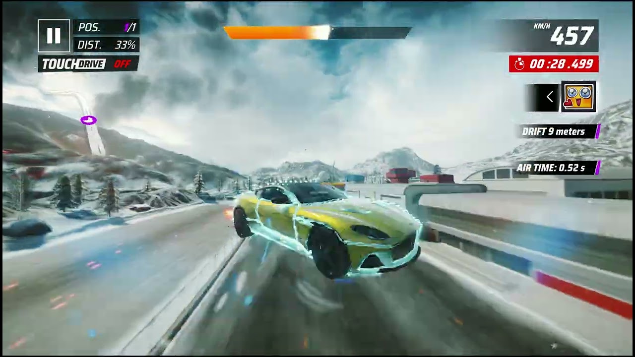 Asphalt Legends Dragonforce trials qualifier 1:16.799