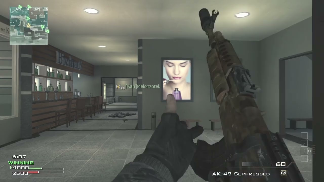 (Call of Duty moder warfare 3) Juego TEAM DEATHMATCH Sin hablar