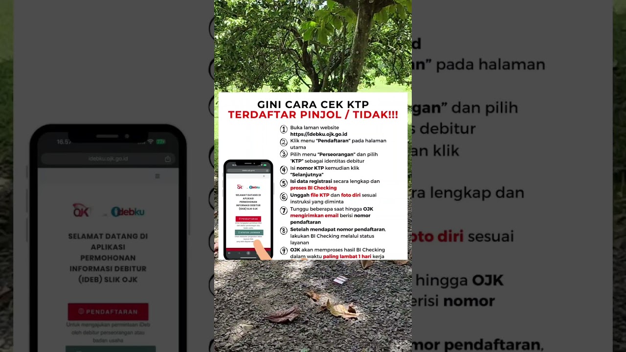 CEK KTP MU !! BEGINI CARA CEK KTP TERDAFTAR PINJOL ATAU TIDAK #shorts