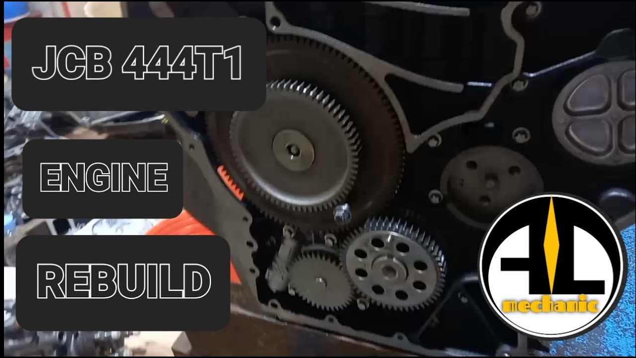 JCB 444T1 ENGINE,Paano magset ng timing gear