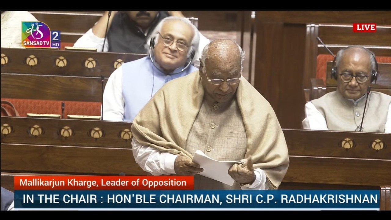RS | LoP Mallikarjun Kharge's speech | Farewell to retiring Rajya Sabha members | 18 March, 2026