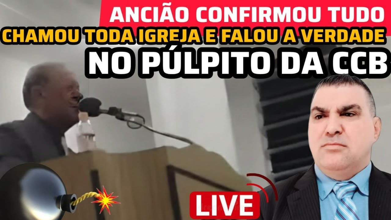 CCB- ANCIÃO SINCERO DIZ Q A MUITA PROFETADA NA CCB, E  POUCA PREGAÇÃO SOBRE JESUS. #ccb #ccboficial