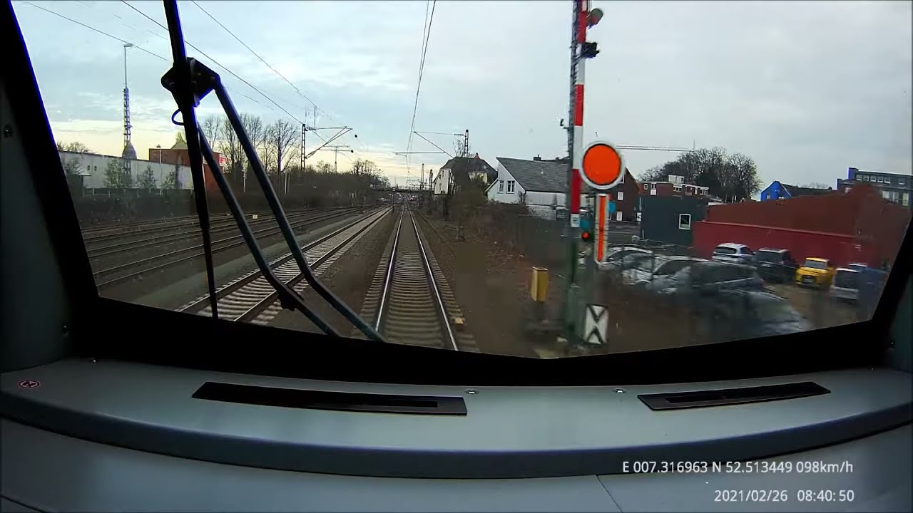 F&uuml;hrerstandsmitfahrt - Vorsignal nicht best&auml;tigt