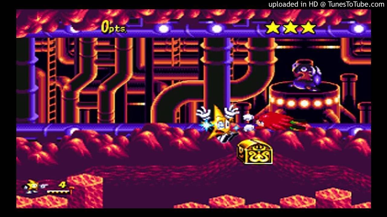 Ristar Under Magma ( Planet Scorch) Megadrive Remix Edited