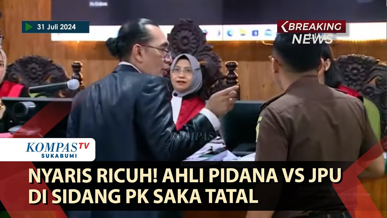 Nyaris Ricuh! Ahli Pidana VS JPU Di Sidang PK Saka Tatal