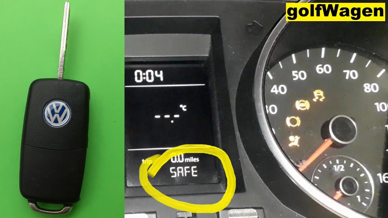 VW Golf 6 immo Key programming adaptation