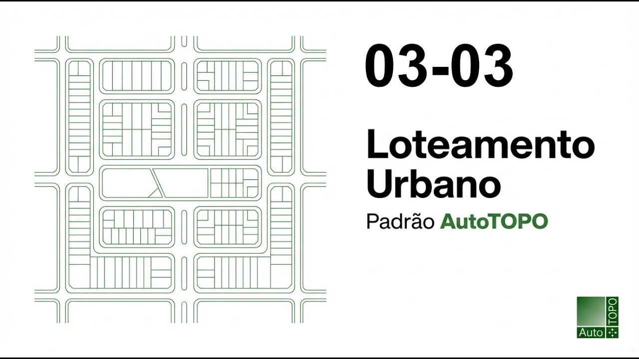 AutoTOPO :: Loteamento Urbano :: Parte 3