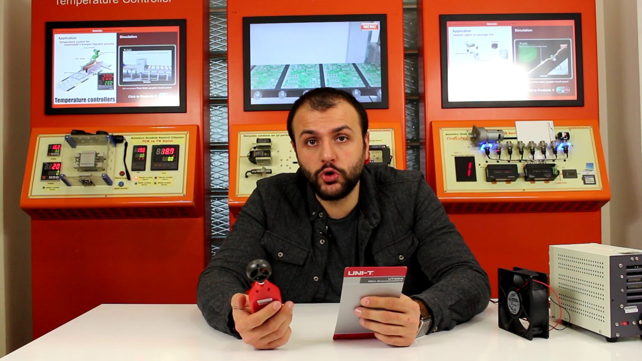 Unit Dijital Anomometre UT363 Cep Anemometre Hız Sıcaklık Tanıtımı