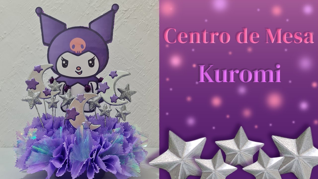 Centro de Mesa Kuromi 💜 Ideas para decorar tu fiesta 💜 Kuromi Centerpiece