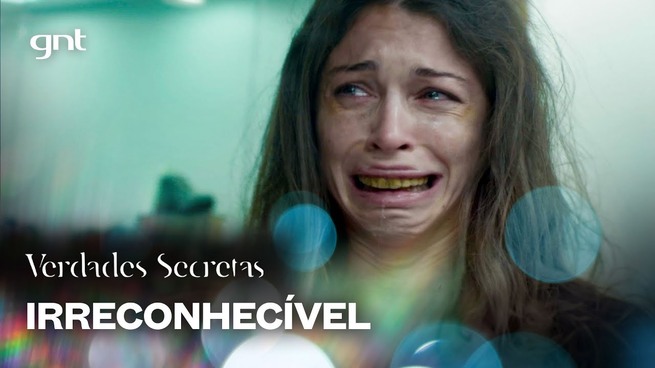 Choque! Larissa se v&ecirc; no espelho e chora desesperada! | Verdades Secretas | GNT