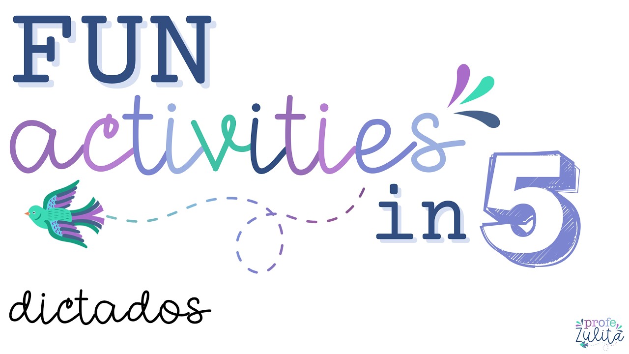 Fun Activities in 5 - Using Dictados in Spanish Class