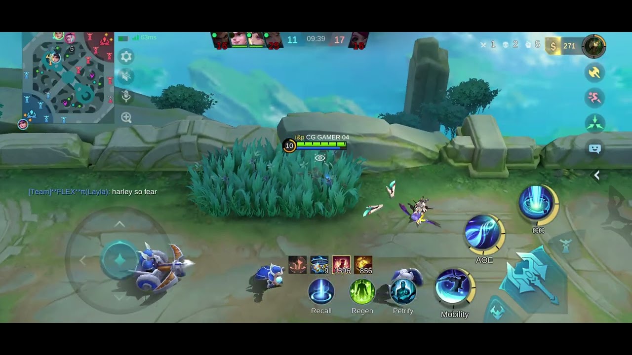 Moba legend silvana gameplay ranked match 