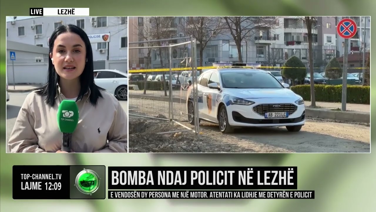 Top Channel/ Bomba ndaj policit në Lezhë! E vendosën dy persona me një motor