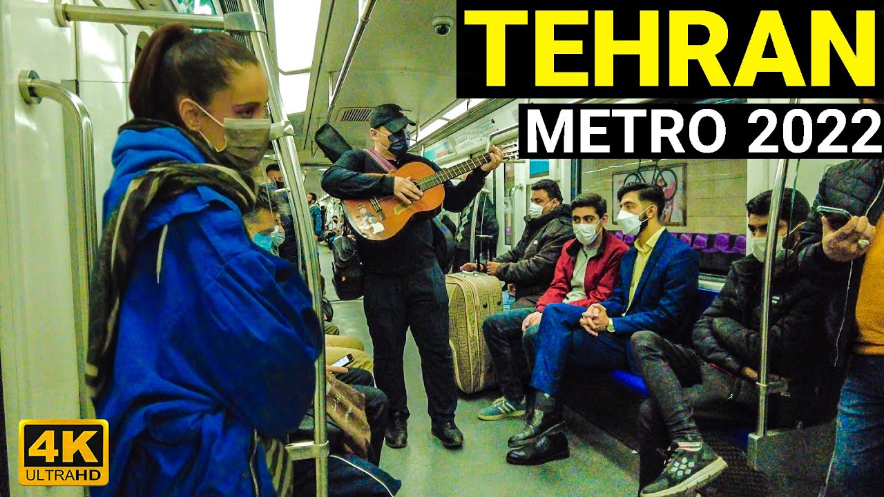 Walking In Tehran Metro 2022 (4k Ultra HD) IRAN مترو تهران ایران