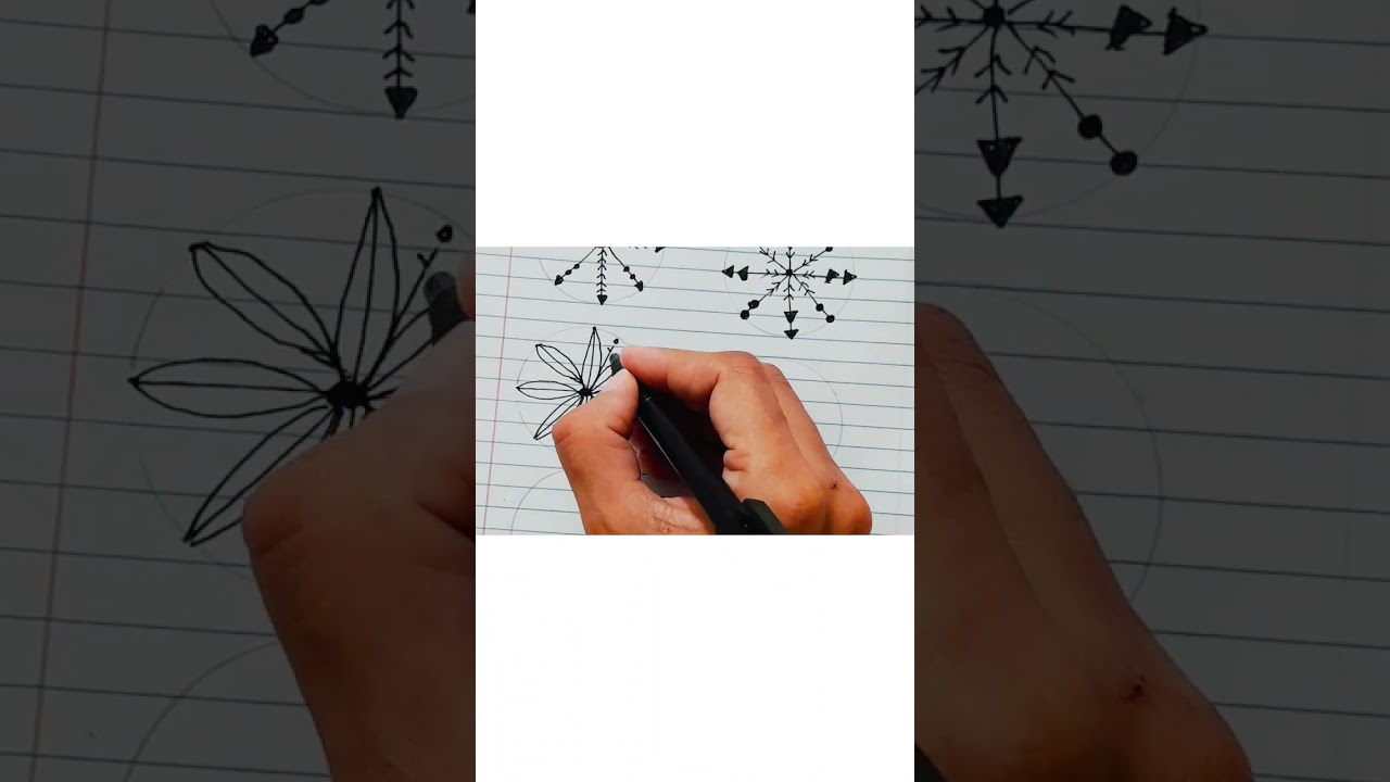 How to make flower in easy way .