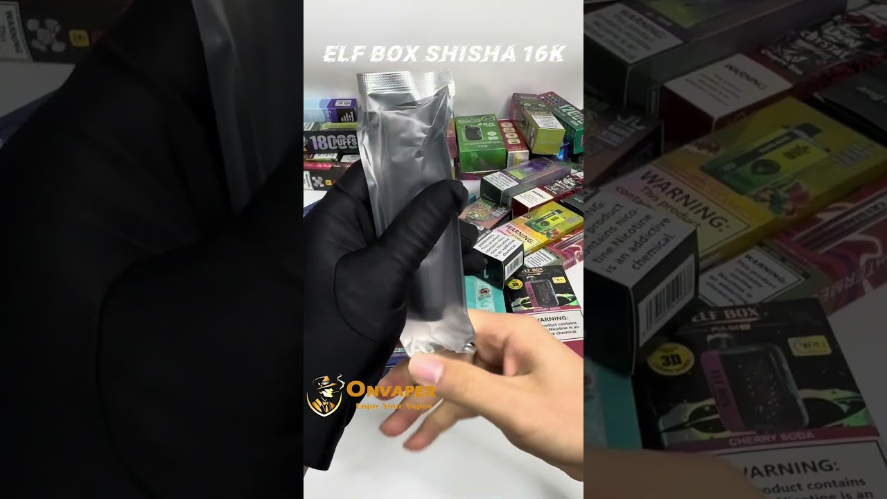 Elf Box Shisha Crown Bar 16k Disposable Vape  #puffs #disposablevapepen #vapeshop